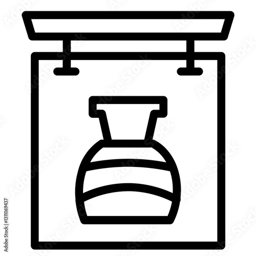 Art Artefact Cultural Line Icon