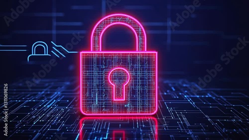 Digital Padlock Enhancing Cybersecurity and Data Protection Through Innovative Technology Solutions