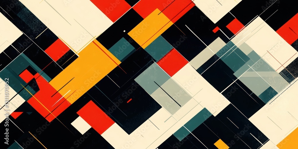 Abstract Geometric Composition: An artistic expression in geometry. Bright colors and forms that create a modern, visually captivating backdrop or design element. Abstract Geometric Composition: An artistic expression in geometry. Bright colors and forms that create a modern, visually captivating backdrop or design element.