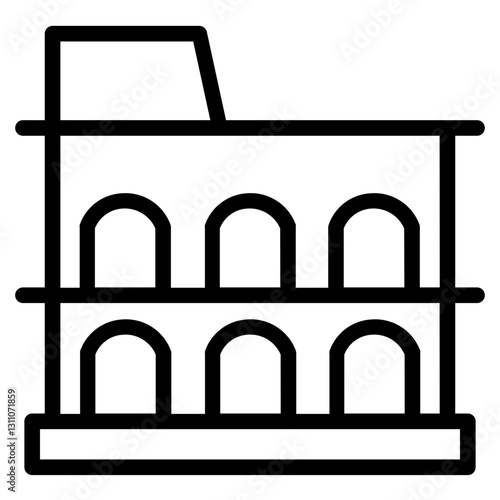 Culture Museum Artefact Line Icon