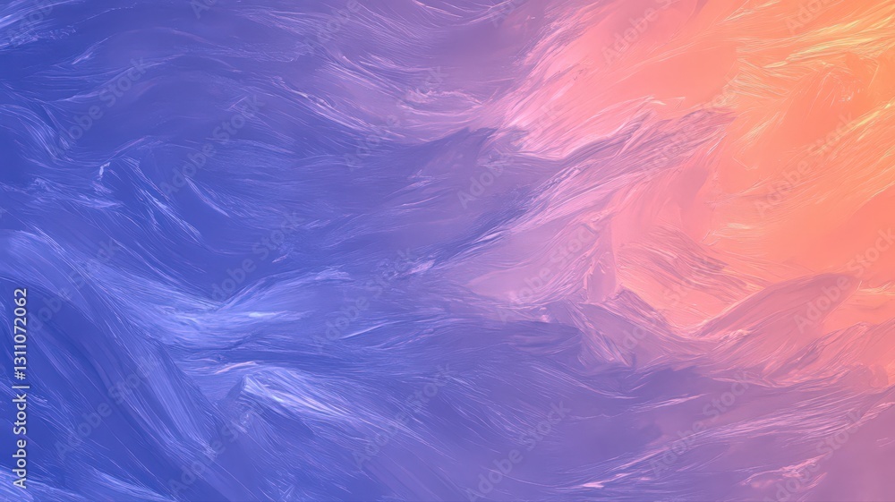 Abstract Blue and Orange Swirling Background with Shimmering Particles Abstract Blue and Orange Swirling Background with Shimmering Particles