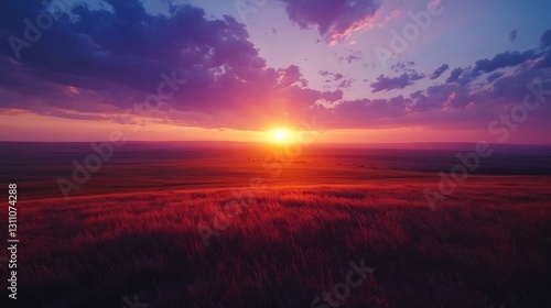 Timelapse of Maasai Mara at sunset