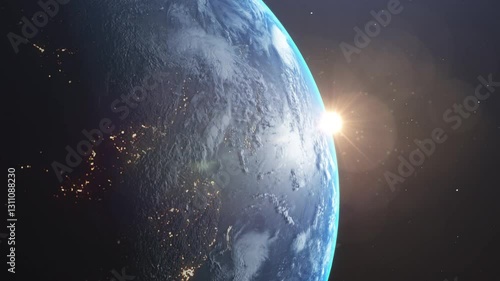earth in space