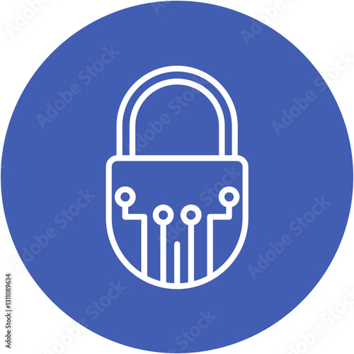 Digital lock Icon