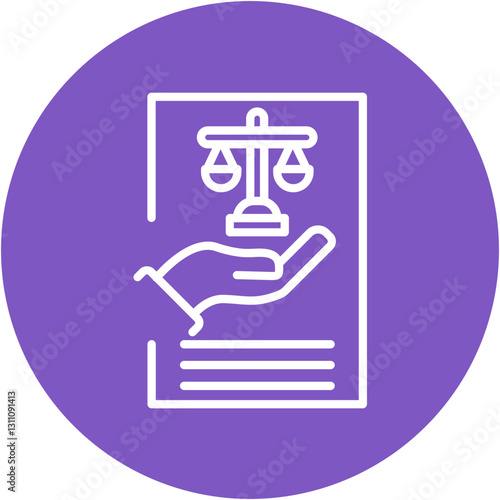 Legal Support Icon