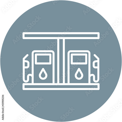 Petrol Station Icon