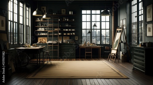 Wallpaper Mural Elegant and Spacious Creative Art Studio with Natural Light Torontodigital.ca