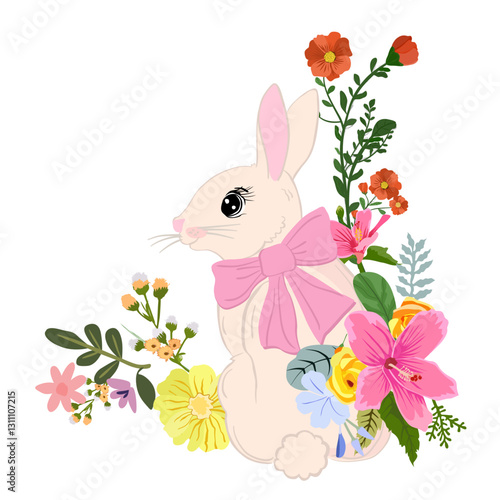 Easter, joyful Easter egg hunts, Seamless pattern, vector, illustration design