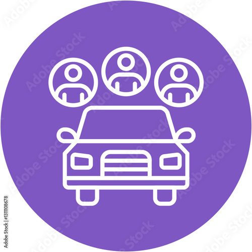Carpooling Icon