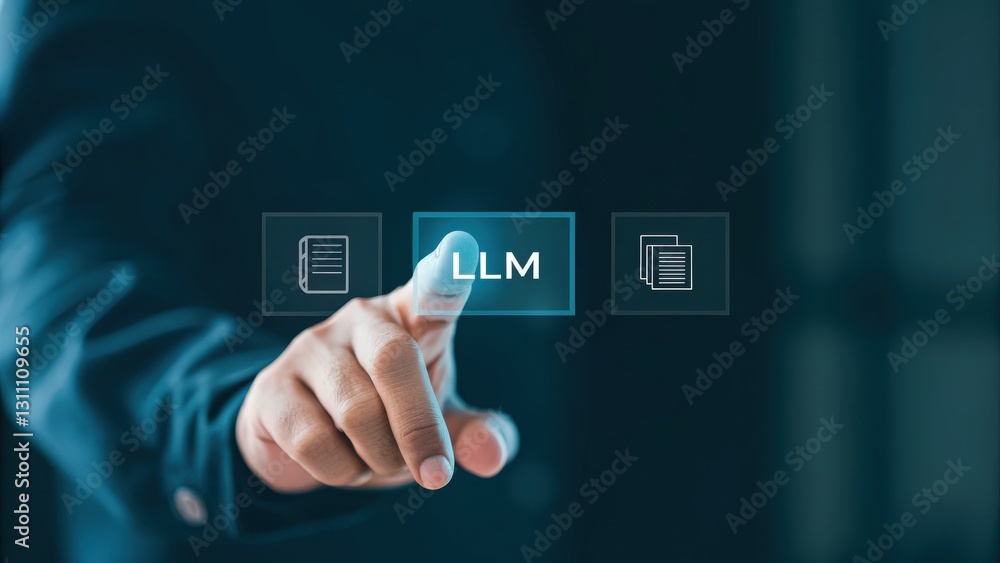 A person interacting with a digital interface, selecting options with their finger. A person interacting with a digital interface, selecting options with their finger.