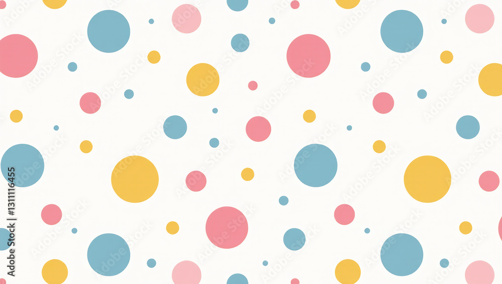 Polka Dot Variations - A seamless pattern of polka dots with varying sizes and colors. Polka Dot Variations - A seamless pattern of polka dots with varying sizes and colors.