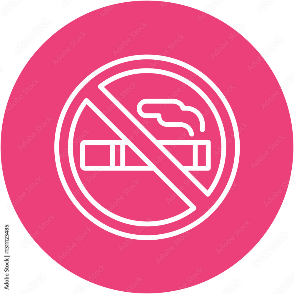 Anti Smoking Icon Anti Smoking Icon