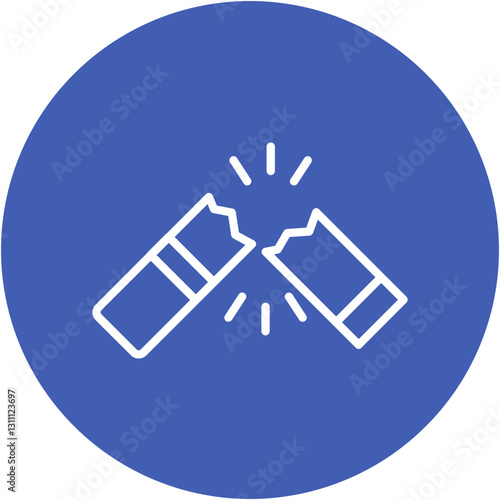 Breaking Cigarette Icon