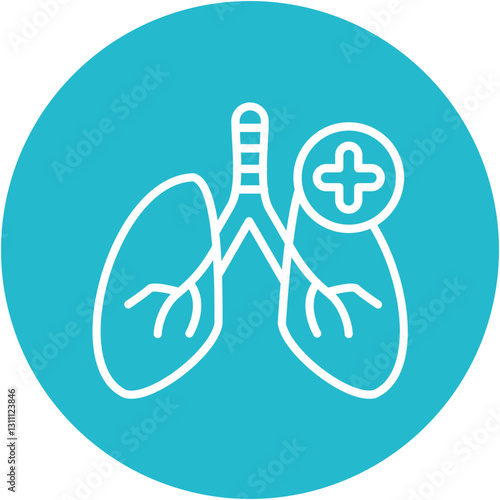 Lung Health Icon