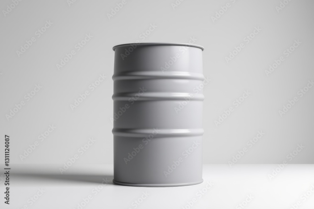 a close up of a white barrel on a table a close up of a white barrel on a table