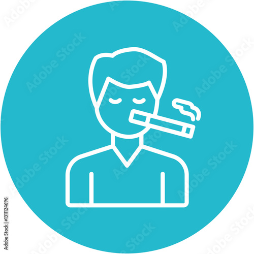 Tobacco Addiction Icon