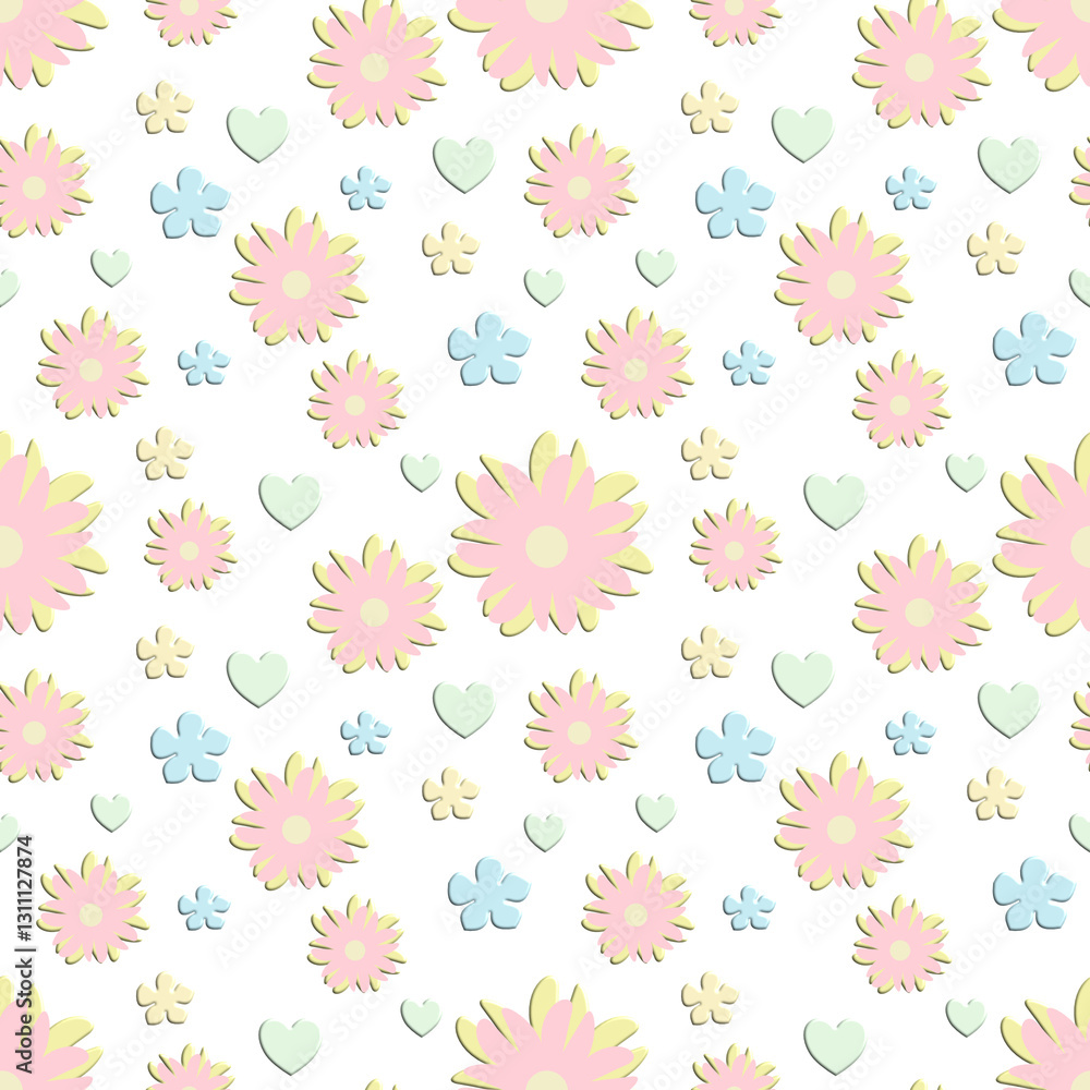 seamless pattern with flowers seamless pattern with flowers