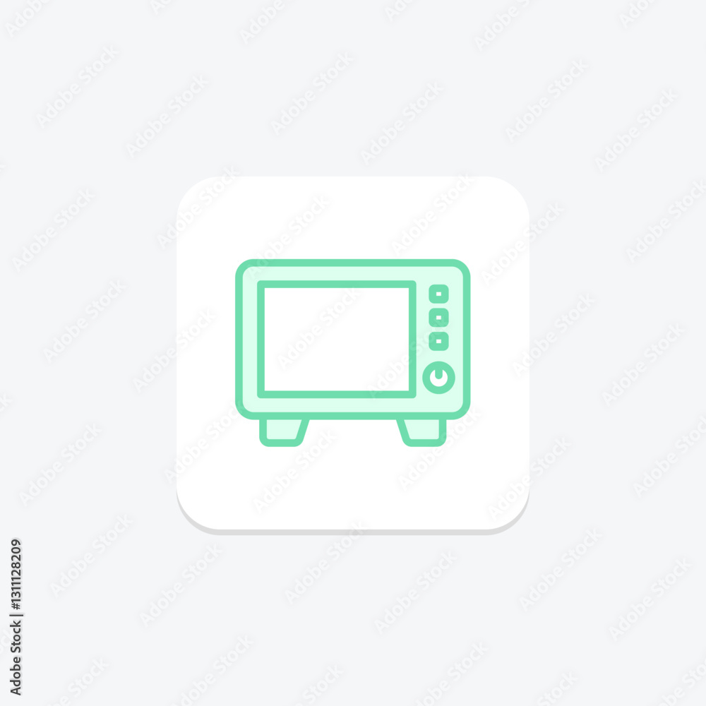 Oven duotone line icon, vector, pixel perfect, illustrator file Oven duotone line icon, vector, pixel perfect, illustrator file