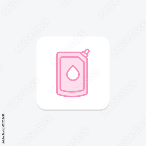 Mayonnaise duotone line icon, vector, pixel perfect, illustrator file