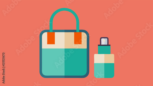 TravelFriendly Packaging A compact portable version of the serum bottle with an emphasis on ease of use perfect for travel showcased alongside a small carry pouch emphasizing