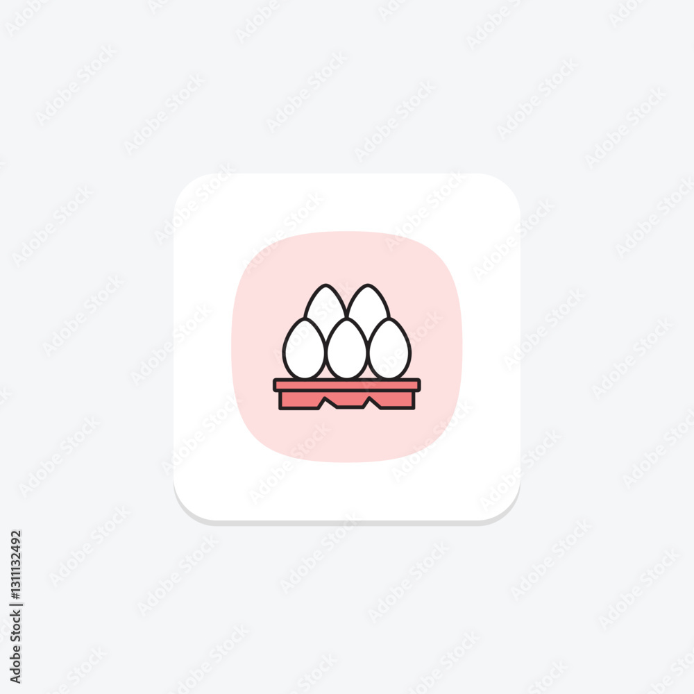 Eggs pastel fill essence, vector, pixel perfect, illustrator file Eggs pastel fill essence, vector, pixel perfect, illustrator file