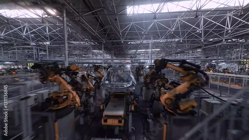 Auto factory traverser fpv material