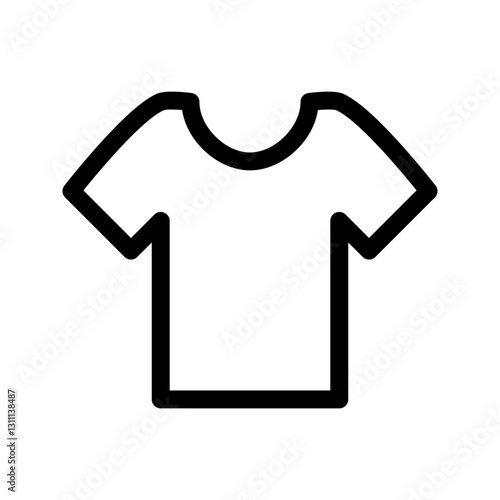 T Shirt icon . Clothing sign. for mobile concept and web design. vector illustration on white background