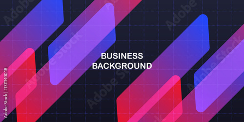 Modern blue creative economy investment report chart arrow up illustration background	
