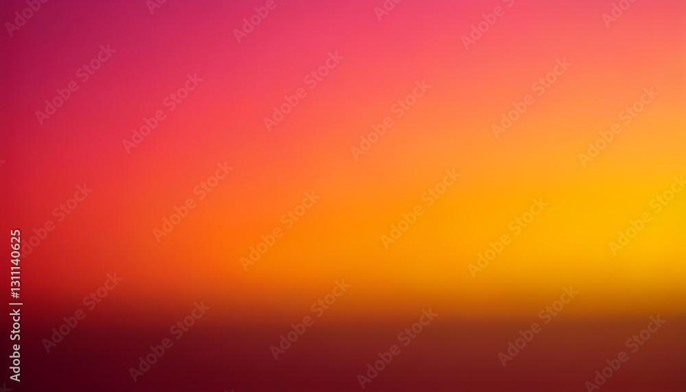 Naklejka premium Blurry pink, orange and yellow gradient background creating warm atmosphere