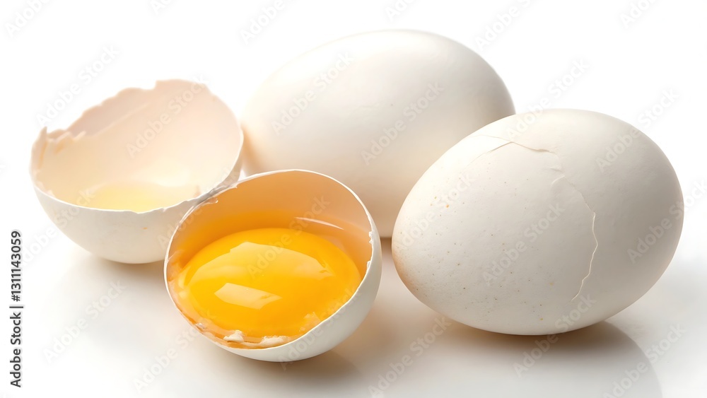 eggs isolated on white background eggs isolated on white background