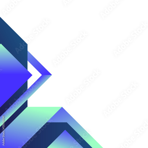 Free Download Gradient Geometric Business Corner - GFXLoad