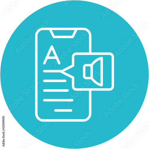 Speech to Text Icon