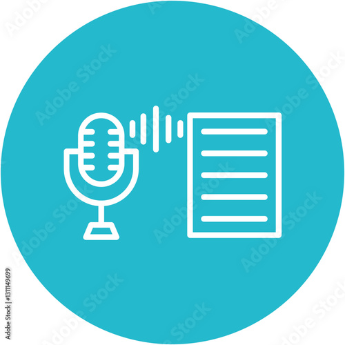 Voice Transcription Icon