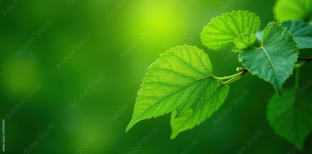 Young beech leaves, soft, downy texture, rich emerald hue , vibrant, forest Young beech leaves, soft, downy texture, rich emerald hue , vibrant, forest