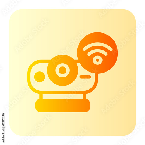 webcam gradient icon