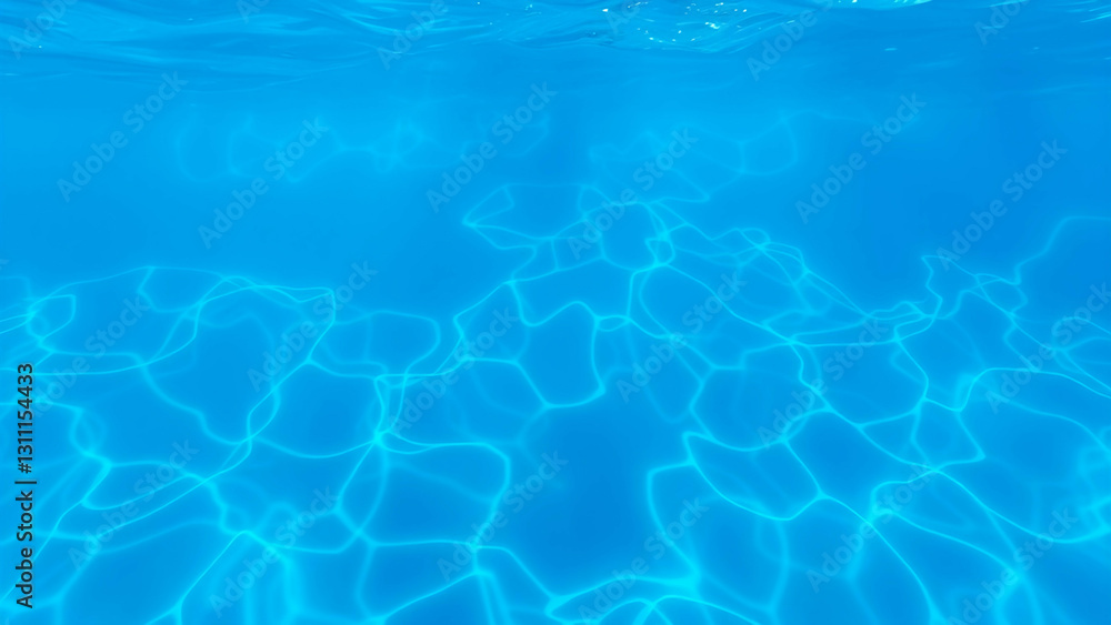 Underwater Tranquility: Sun-dappled water creates an abstract, serene, and inviting visual, the epitome of refreshing coolness and perfect for summertime themes. Underwater Tranquility: Sun-dappled water creates an abstract, serene, and inviting visual, the epitome of refreshing coolness and perfect for summertime themes.