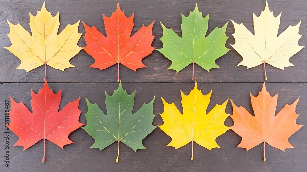 Fototapeta premium Colorful Maple Leaves in Autumn