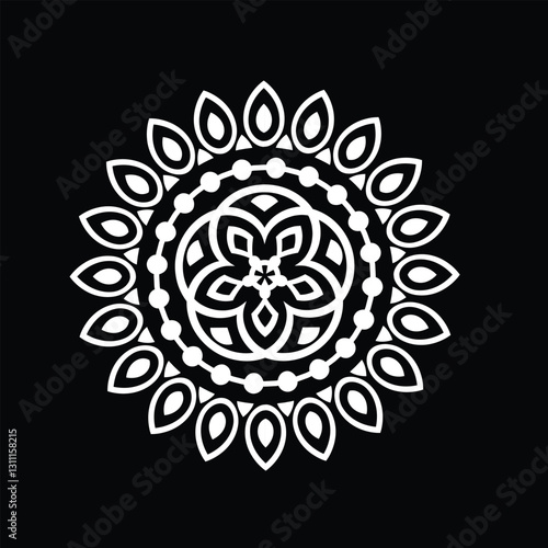 abstract floral design
