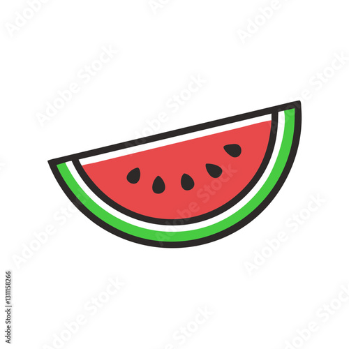 watermelon vector illustration