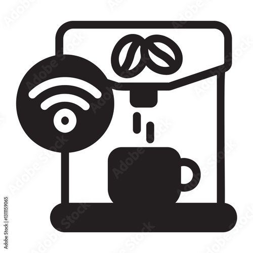 Coffee Maker glyph icon