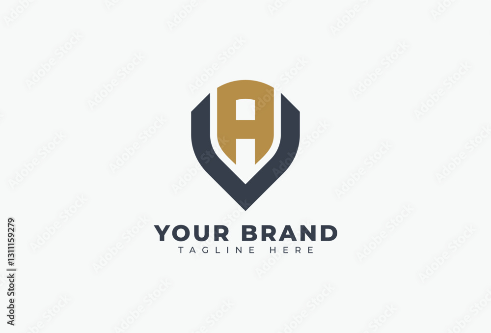 Initial letter H shield Protection logo template Initial letter H shield Protection logo template