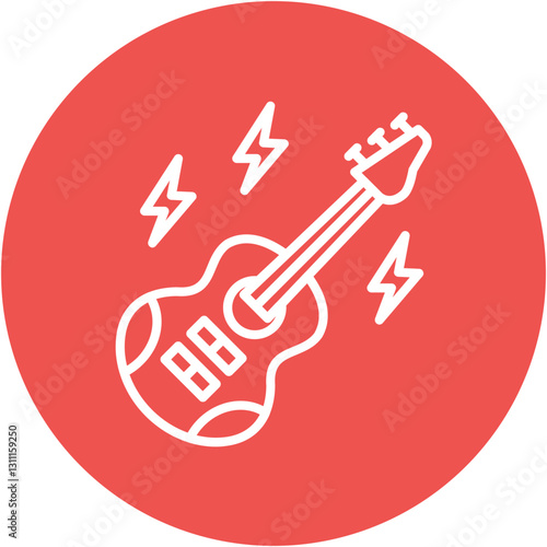 Electric Guitar Icon