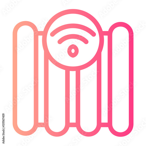 Central Heating gradient icon
