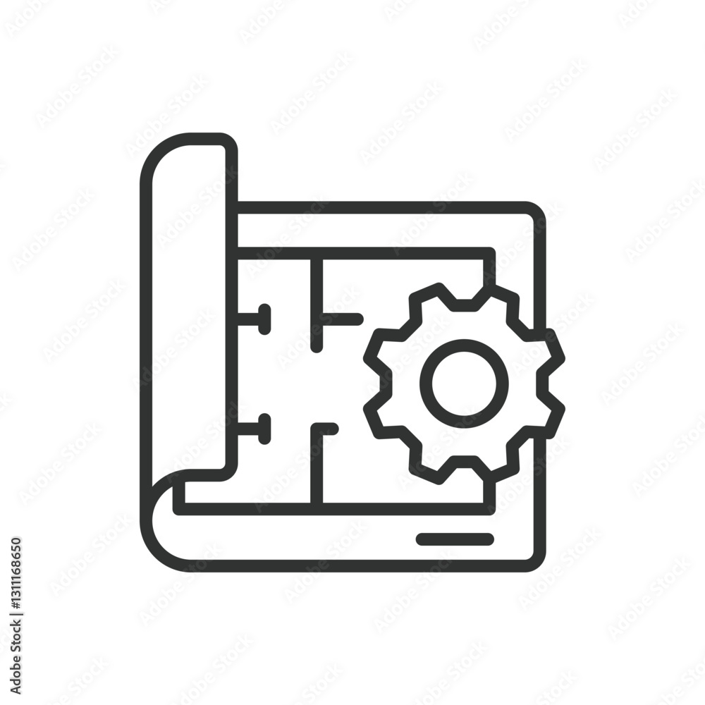 Architecting, icon in line design. Architecting, architecture, blueprint, construction, building, design, structure on white background vector. Architecting, editable stroke icon Architecting, icon in line design. Architecting, architecture, blueprint, construction, building, design, structure on white background vector. Architecting, editable stroke icon