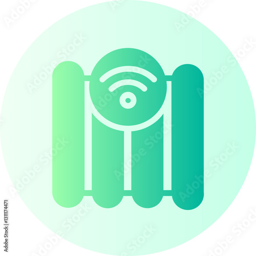 Central Heating gradient icon