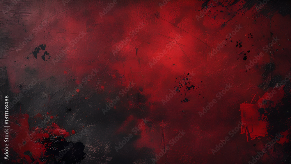 High-Resolution Red Grunge Background with Distressed Texture, Thumbnail bg, red dark bg High-Resolution Red Grunge Background with Distressed Texture, Thumbnail bg, red dark bg