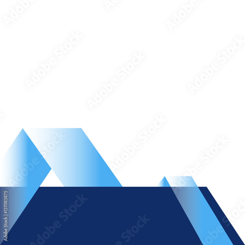 Gradient Geometric Business Corner