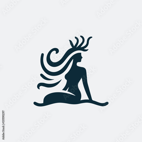 Fairy nymph logo