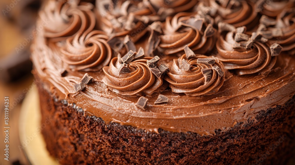 Mouthwatering chocolate cake covered with smooth chocolate frosting for the ultimate dessert indulgence Mouthwatering chocolate cake covered with smooth chocolate frosting for the ultimate dessert indulgence