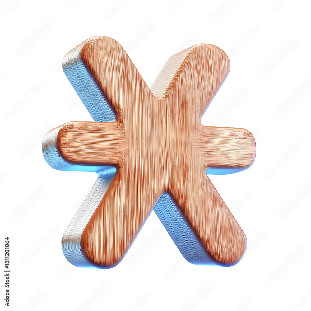 Obraz premium Hashtag symbol isolated on white